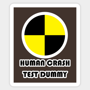 Human Crash Test Dummy Sticker